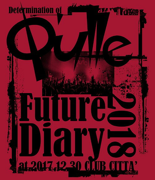 Determination of QulleFuture Diary 2018at 2017.12.30 CLUB CITTA[Blu-ray] / Qulle
