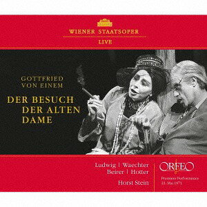 ご注文前に必ずご確認ください＜商品説明＞1971年5月23日、ウィーン国立歌劇場で世界初演されたゴットフリート・フォン・アイネムのオペラ「老婦人の訪問」 (舞台監督はオットー・シェンク)。フォン・アイネムと同じスイス出身の推理作家フリードリッヒ・デュレンマットの悲劇に基づくこの作品は、初演時に大好評を博し、翌年10月にはフランシス・フォード・コッポラの舞台監督でサンフランシスコ・オペラによりアメリカ初演 (英語台本はノーマン・タッカー)された。世界初演時のこの録音は、ルートヴィヒやヴェヒター、ツェドニクら優れた歌手たちとシュタインが指揮するウィーン国立歌劇場管弦楽団が、緊迫した物語の進行を克明に伝えている。＜アーティスト／キャスト＞クリスタ・ルートヴィヒ(演奏者)　ウィーン国立歌劇場管弦楽団(演奏者)　ハインツ・ツェドニク(演奏者)＜商品詳細＞商品番号：C-930182DRClassical V.A. / Einem: Der Besuch Der Alen Dameメディア：CD発売日：2018/05/25JAN：4589538701949アイネム: 歌劇「老婦人の訪問」[CD] / クラシックオムニバス2018/05/25発売