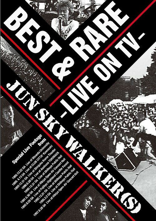 BEST&RARE～LIVE ON TV～[DVD] / JUN SKY WALKER(S)