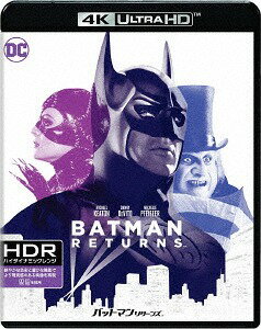 ご注文前に必ずご確認ください＜商品説明＞「バットマン」生誕80周年! DCを代表するスーパーヒーロー「バットマン」が4K ULTRA HDで初登場! ジョーカー、ペンギン、リドラー、トゥーフェイス、Mr.フリーズ等、大人気ヴィランを豪華俳優が熱演したことでも話題となった作品を史上最高のフォーマットで楽しもう! ※4K ULTRA HDは従来のブルーレイやDVD機器では再生できません。このコンテンツを再生するにはULTRA HD Blu-ray規格に対応するレコーダー(又はプレーヤー)が必要です。また、HDRをお楽しみ頂くためにはHDR対応の4Kテレビ(又はプロジェクター)が必要です。HDR非対応の4Kテレビやハイビジョンテレビでも視聴可能ですが、この場合はSDR(従来の色域)となります。＜収録内容＞バットマン リターンズ＜アーティスト／キャスト＞クリストファー・ウォーケン(演奏者)　ダニー・デビート(演奏者)　ティム・バートン(演奏者)　マイケル・マーフィー(演奏者)　ミシェル・ファイファー(演奏者)　マイケル・ガフ(演奏者)　ボブ・ケイン(演奏者)　ダニエル・ウォーターズ(演奏者)　ヴィンセント・スキャヴェリー(演奏者)　ダニー・エルフマン(演奏者)＜商品詳細＞商品番号：WHV-1000747543Movie / BATMAN RETURNS [4K ULTRA HD & HD Digitally Remastered Blu-ray]メディア：Blu-rayリージョン：A発売日：2019/09/20JAN：4548967430356バットマン リターンズ[Blu-ray] ＜4K ULTRA HD&HD デジタル・リマスター ブルーレイ＞ / 洋画2019/09/20発売