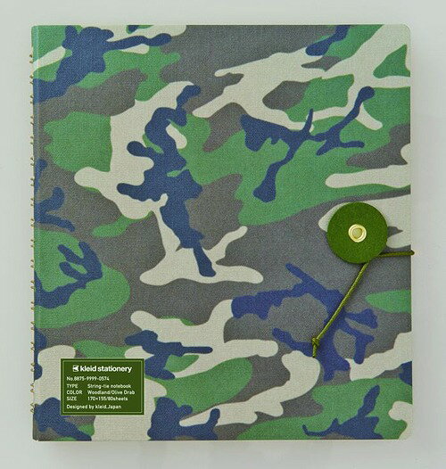 ڥ쥤ɡString-tie notebook2020ǯ1ȯ[å] Woodland/Olive Drab / kleid