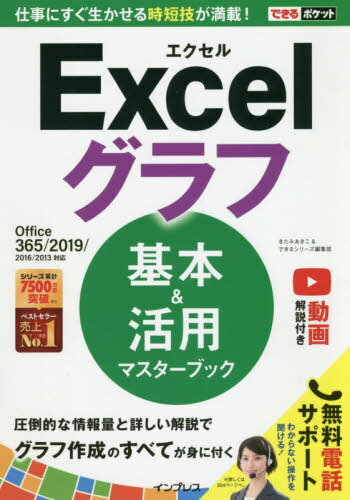 ご注文前に必ずご確認ください＜商品説明＞圧倒的な情報量と詳しい解説でグラフ作成のすべてが身に付く。＜収録内容＞第1章 グラフを作成しよう第2章 グラフをきれいに修飾しよう第3章 グラフの要素を編集しよう第4章 元データを編集して思い通りにグラフ化しよう第5章 棒グラフで大きさを比較しよう第6章 折れ線グラフで変化や推移を表そう第7章 円グラフで割合を表そう＜商品詳細＞商品番号：NEOBK-2464900Kita Miakiko / Cho Dekiru Series Henshu Bu / Cho / Excel Graph Kihon & Katsuyo Master Book (Dekiru Pocket)メディア：本/雑誌重量：540g発売日：2020/02JAN：9784295008392Excelグラフ基本&活用マスターブック[本/雑誌] (できるポケット) / きたみあきこ/著 できるシリーズ編集部/著2020/02発売