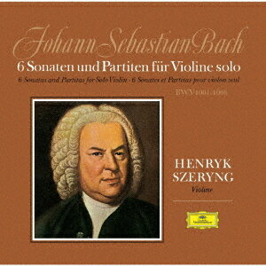 J.S.バッハ: 無伴奏ヴァイオリンのためのソナタとパルティータ[CD] [SHM-CD] / ヘンリク・シェリング (ヴァイオリン)