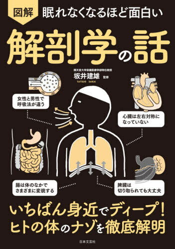 図解眠れなくなるほど面白い解剖学の話[本/雑誌] / 坂井建雄/監修