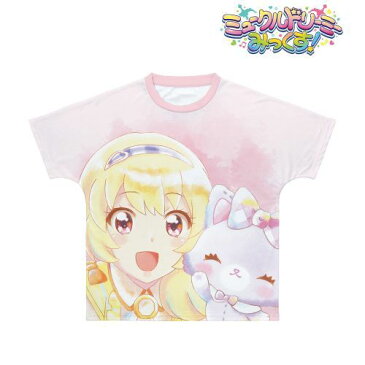 【アルマビアンカ】ミュークルドリーミー みっくす! みゅー & 日向ゆめ Ani-Art aqua label フルグラフィックTシャツ【2022年11月発売】[グッズ] ユニセックス/L