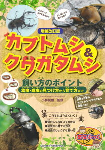 カブトムシ&クワガタムシ飼い方のポイント 幼虫・成虫の見つけ方から育て方まで[本/雑誌] (まなぶっく) / 小林俊樹/監修