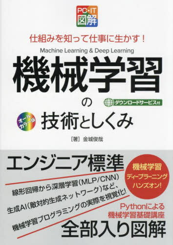 ご注文前に必ずご確認ください＜商品説明＞＜商品詳細＞商品番号：NEOBK-2903968メディア：本/雑誌重量：340g発売日：2023/09JAN：9784798066875機械学習の技術としくみ 仕組みを知って仕事に生かす! オールカラ...