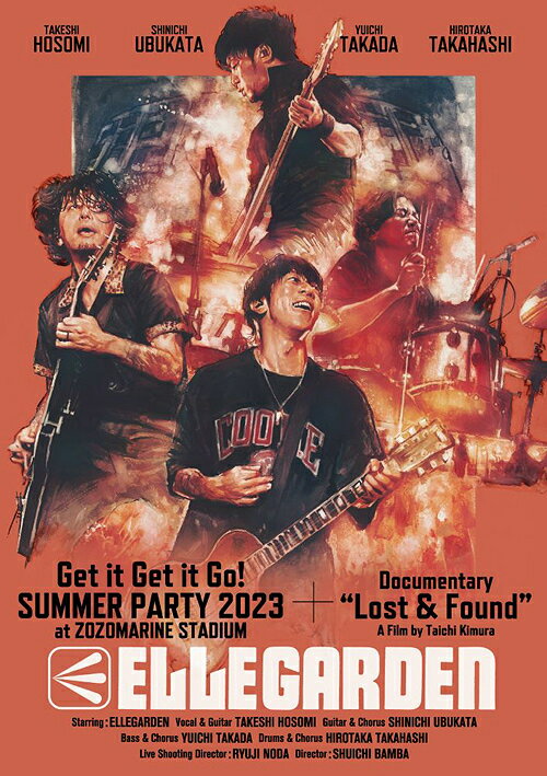 「Get it Get it Go SUMMER PARTY 2023 at ZOZOMARINE STADIUM」 「ELLEGARDEN : Lost Found」 DVD / ELLEGARDEN