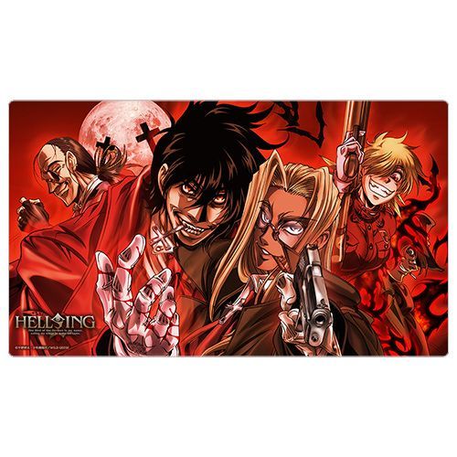 【カーテン魂】HELLSING ラバーマット (アーカード & インテグラ & ウォルター & セラス)【2024年7月発売】[グッズ]