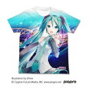 【コスパ】初音ミク V3 フルグラフィックTシャツ ver.2.0【2024年7月発売】 グッズ ホワイト / M