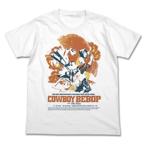 【コスパ】カウボーイビバップ Tシャツ ポスターアート Ver.【2024年7月発売】[グッズ] ホワイト / XL