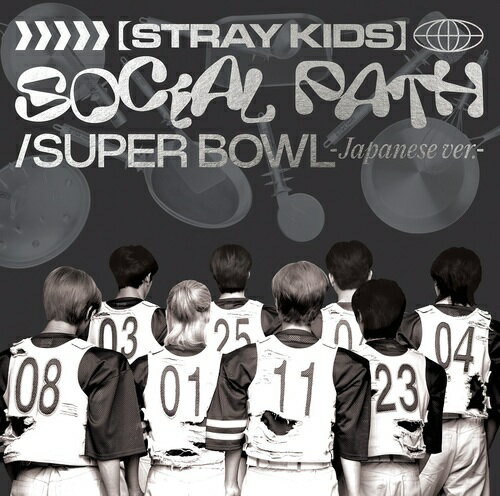 ご注文前に必ずご確認ください＜商品説明＞”全米No.1ボーイズグループ” Stray KidsのJAPAN 1st EP!＜収録内容＞Social Path (feat. LiSA)Super Bowl -Japanese ver.-ButterfliesSocial Path (feat. LiSA) (Instrumental)Butterflies (Instrumental)＜アーティスト／キャスト＞Stray Kids(演奏者)＜商品詳細＞商品番号：ESCL-5874Stray Kids / Social Path (feat. Lisa) / Super Bowl - Japanese Ver. - [Regular Edition]メディア：CD発売日：2023/09/06JAN：4547366631975Social Path (feat. LiSA) / Super Bowl -Japanese ver.-[CD] [通常盤] / Stray Kids2023/09/06発売