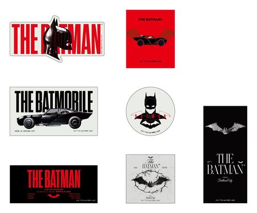 【インロック】バットマン 85周年 ステッカーセット (THE BATMAN)【2024年5月発売】[グッズ]