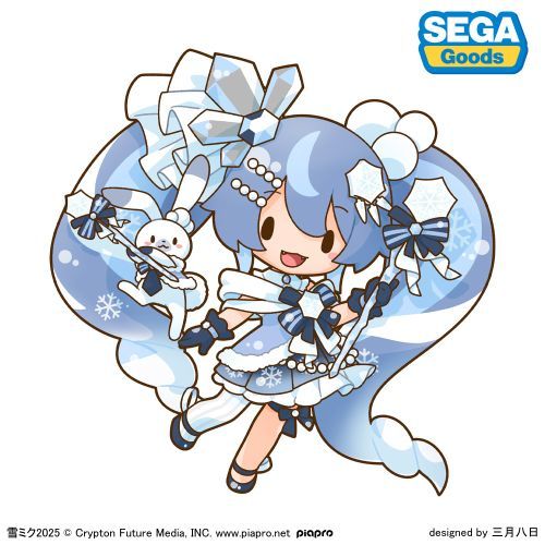 【セガ フェイブ】初音ミク 雪ミク 2025 ふわぷち どでかジャンボぬいぐるみ【2025年6月発売】[グッズ]