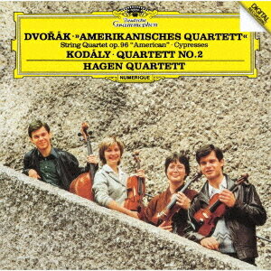 ご注文前に必ずご確認ください＜商品説明＞[クラシック百貨店〜クロニクル 第3回 ロマン派] 歴史を知れば知るほど面白い! これだけは聴いておきたい、時代別に楽しむ王道クラシック! 音楽的環境の中で育った4人兄弟によって結成された、ザルツブルク出身のハーゲン四重奏団。1981年にロッケンハウス音楽祭で”審査員賞”と”聴衆賞”と呼ばれる大賞を受賞するなど、数多くの華々しい功績を残している。このアルバムにはハーゲン四重奏団得意のドヴォルザーク2曲に加えて、コダーイの名作も収録。解説付/ブックレット。グリーン・カラー・レーベルコート。 [演奏] ハーゲン四重奏団 録音: 1986年2月 ザルツブルク (1 2)、1986年3月 バンベルク (3) ＜「クラシック百貨店〜クロニクル」マルチバイ・キャンペーン＞ 「クラシック百貨店〜クロニクル」シリーズ全100タイトルの商品タスキを3枚集めて応募していただきますと、対象商品の中からお好きなCD1枚をプレゼント。 ※キャンペーン期間: 2022年9月7日(水)〜2022年12月31日(土) ※発送は日本国内に限ります。＜アーティスト／キャスト＞ハーゲン弦楽四重奏団(演奏者)＜商品詳細＞商品番号：UCCS-50239Hagen Quartett / Dvorak: String Quartet No. 12 ”America” etc. [SHM-CD]メディア：CD発売日：2022/10/05JAN：4988031526170ドヴォルザーク: 弦楽四重奏曲第12番「アメリカ」 他[CD] [SHM-CD] / ハーゲン弦楽四重奏団2022/10/05発売