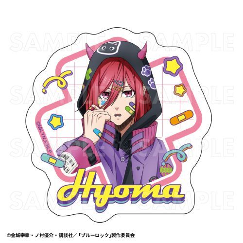 楽天ネオウィング 楽天市場店【ティームエンタテインメント】TVアニメ 『ブルーロック』 でびデコパーカー ダイカットステッカー 【千切豹馬】【2025年8月発売】[グッズ]