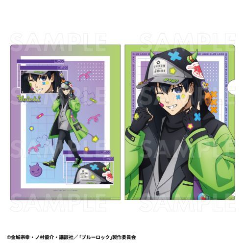 楽天ネオウィング 楽天市場店【ティームエンタテインメント】TVアニメ 『ブルーロック』 でびデコパーカー クリアファイル 【潔世一】【2025年8月発売】[グッズ]