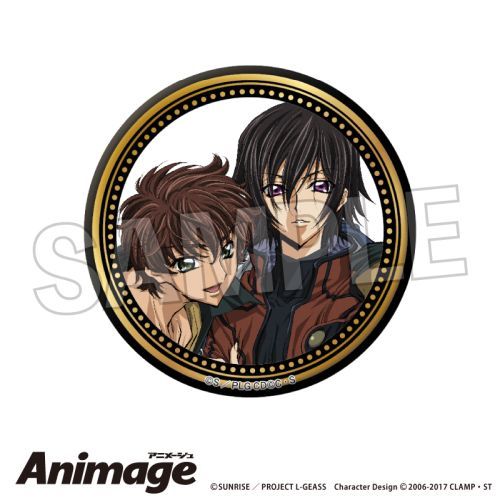 【プルーフ】コードギアス 反逆のルルーシュ Animage ギラギラ缶バッジ A【2025年9...