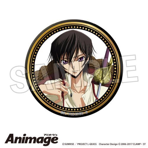 【プルーフ】コードギアス 反逆のルルーシュ Animage ギラギラ缶バッジ E【2025年9...