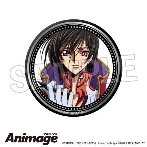 【プルーフ】コードギアス 反逆のルルーシュ Animage ギラギラ缶バッジ G【2025年9...