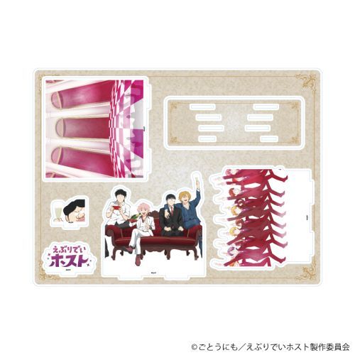 【A3】アクリルジオラマ 「アニメ 『えぶりでいホスト』」 01 / メインビジュアル デザイン (公式 イラスト)【2025年10月発売】[グッズ]のサムネイル