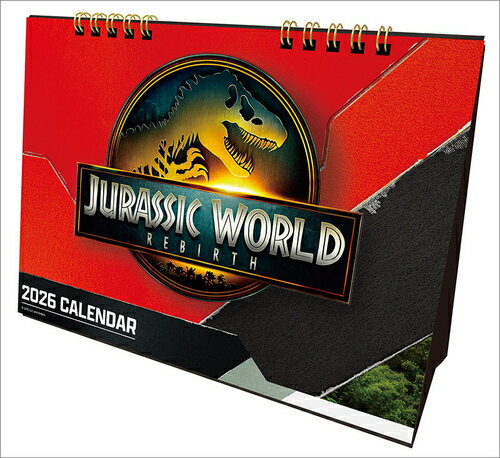 卓上 ジュラシックワールド【2025年9月発売】[グッズ] [2026年カレンダー] / カレンダー