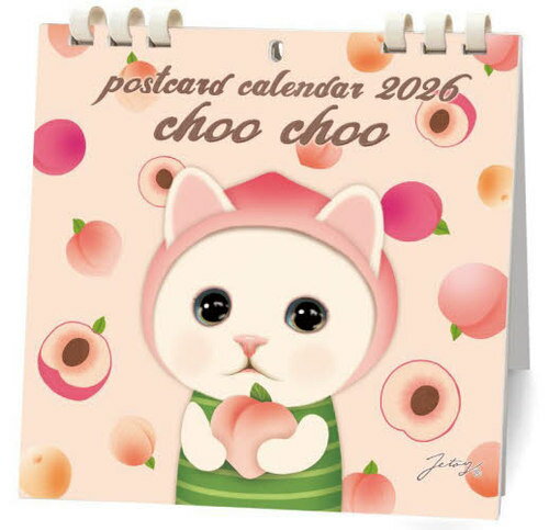 ポストカードカレンダー ミニ 猫のchoo choo[本/雑誌] 2026 / jetoy