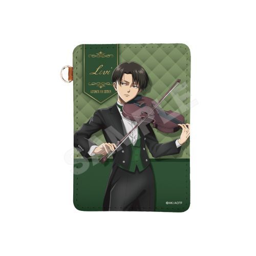 【CS.FRONT】進撃の巨人 四重奏 Ver. レザーパスケース / 03 リヴァイ【2025年9月発売】[グッズ]