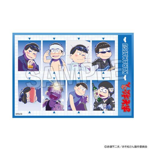 【プルーフ】おそ松さん 証明写真風ステッカー カラ松【2026年1月発売】[グッズ]