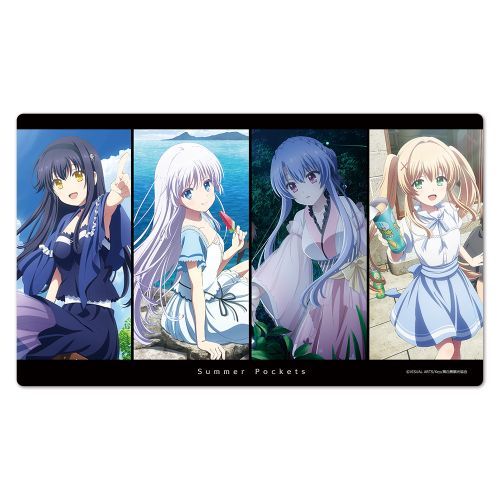 【アズメーカー】Summer Pockets キャラクターラバーマット しろは & 蒼 & 鴎 & 紬【2026年1月発売】[グッズ]