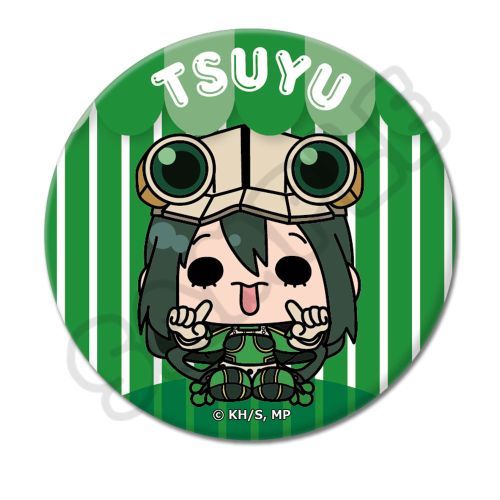 【シンクイノベーション】TVアニメ 『僕のヒーローアカデミア』 POTEmocho 第1弾 丸形缶バッジ (57mm) PM-D (蛙吹梅雨)【2026年2月発売】[グッズ]