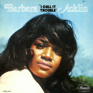 ご注文前に必ずご確認ください＜商品説明＞[BRUNSWICK FAVORITE COLLECTION THE SOUND OF CHICAGO SOUL] シカゴ・ソウルの名門『ブランズウィック・レコード』の全カタログからオリジナル・アルバム、編集盤を3年にわたって順次リリース。国内では初めてともいえるブランズウィック・レーベルの魅力の全貌に迫る! 不滅の名盤から初CD化のレア音源まで全100タイトル以上の豪華ラインナップ! 最新デジタル・リマスタリング。(企画協力: 高橋道彦) ——ブランズウィックでの最終作。またまた既発曲も収めているが、それでも大充実作と呼べる内容。1973年作品/新規解説付＜アーティスト／キャスト＞バーバラ・アクリン(演奏者)＜商品詳細＞商品番号：CDSOL-5783Barbara Acklin / I Call It Trouble +1 [Limited Release]メディア：CD発売日：2014/04/02JAN：4526180162735アイ・コール・イット・トラブル +1[CD] [生産限定盤] / バーバラ・アクリン2014/04/02発売