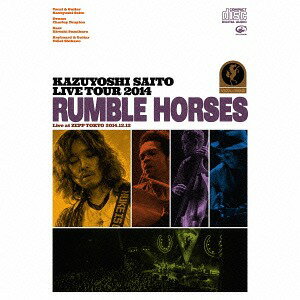 KAZUYOSHI SAITO LIVE TOUR 2014 ”RUMBLE HORSES” Live at ZEPP TOKYO 2014.12.12[CD] [大型写真集付初回限定盤] / 斉藤和義