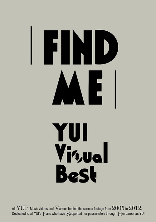 FIND ME YUI Visual Best DVD 通常版 / YUI