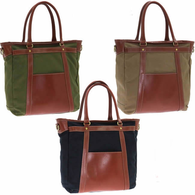 トートバッグ 帆布 本革 ショルダー付属 ファスナー付き 肩がけ 2way メンズ 日本製 豊岡製鞄 豊岡 かばん ショルダーバッグ トートバッグ 本革 メンズトート 帆布 ショルダーバッグ トートバッグ メンズバッグ 富士金梅　8号帆布