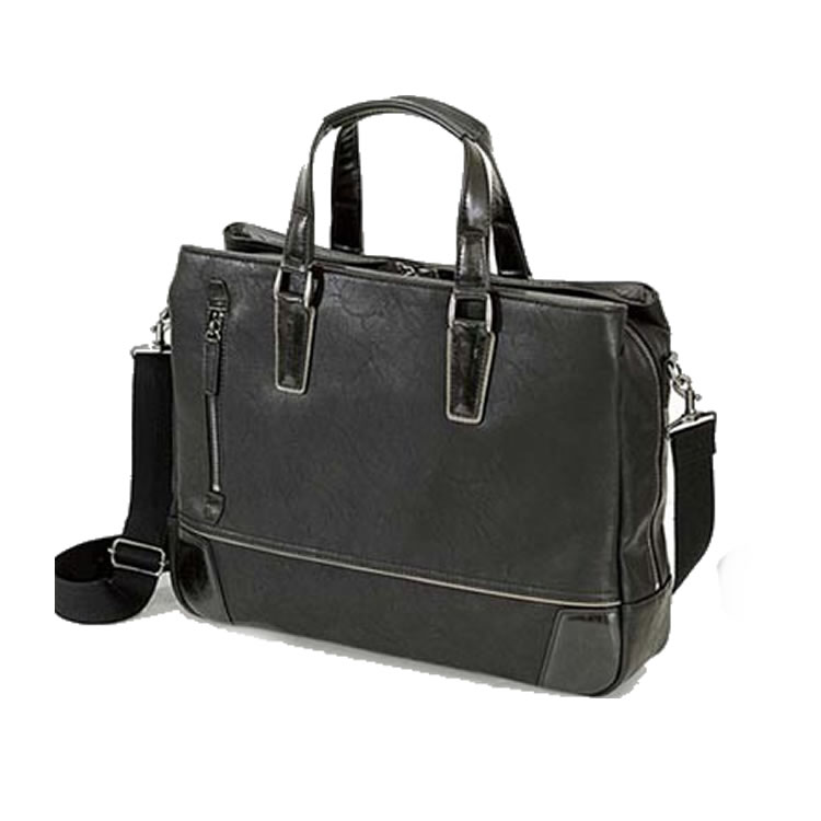 ビジネスバッグ メンズ 革 ダレスバッグ 合皮 ショルダー付属 三方開き 紳士 レザー ビジネス トート メンズ ブリーフケース 軽量 トートバッグ レザー 自立 肩掛け 大容量 ビジネスバック 出張 ブリーフ 鞄 バッグ 3室 B4 ブランド Baggex グレート ブラック Nep ネップ