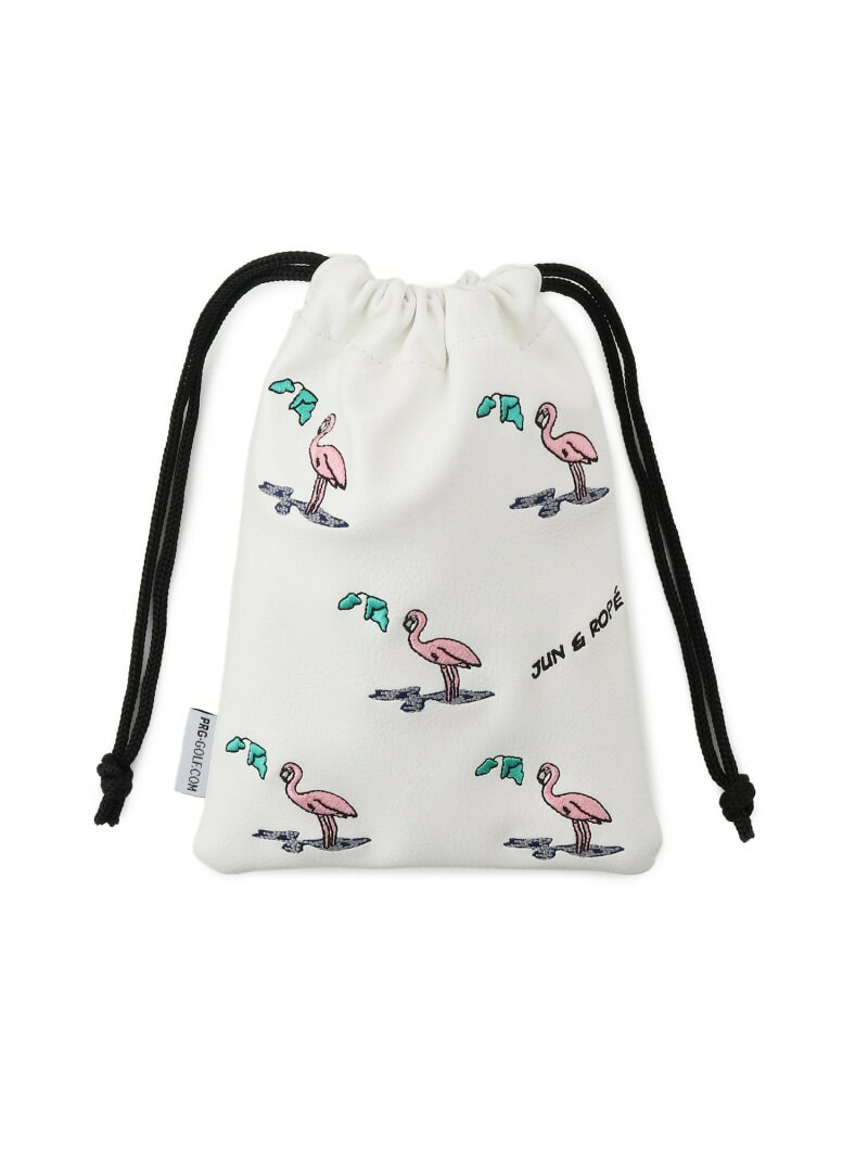 【SALE／40%OFF】【PRGコラボ】POP 刺繍ジュニアトートポーチ JUN&ROPE' ジュンアンドロペ 財布・ポーチ・ケース ポーチ ホワイト【RBA_E】【送料無料】[Rakuten Fashion]