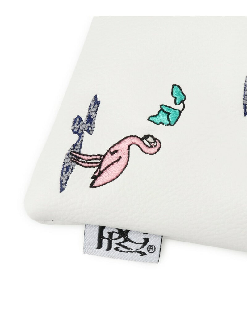 【SALE／40%OFF】【PRGコラボ】POP 刺繍ジュニアトートポーチ JUN&ROPE' ジュンアンドロペ 財布・ポーチ・ケース ポーチ ホワイト【RBA_E】【送料無料】[Rakuten Fashion]