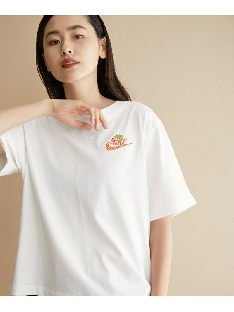 【NIEK】ナイキ スポーツウェア ボクシー ベリー ショートスリーブ Tシャツ ウィメンズ NIKE ナージー トップス カットソー・Tシャツ ホワイト【送料無料】[Rakuten Fashion]のサムネイル