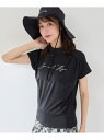 【UV】【接触冷感】強撚スムースギャザープルオーバー JUN&ROPE' ジュンアンドロペ トップス カットソー・Tシャツ ベージュ ブラック ホワイト【送料無...