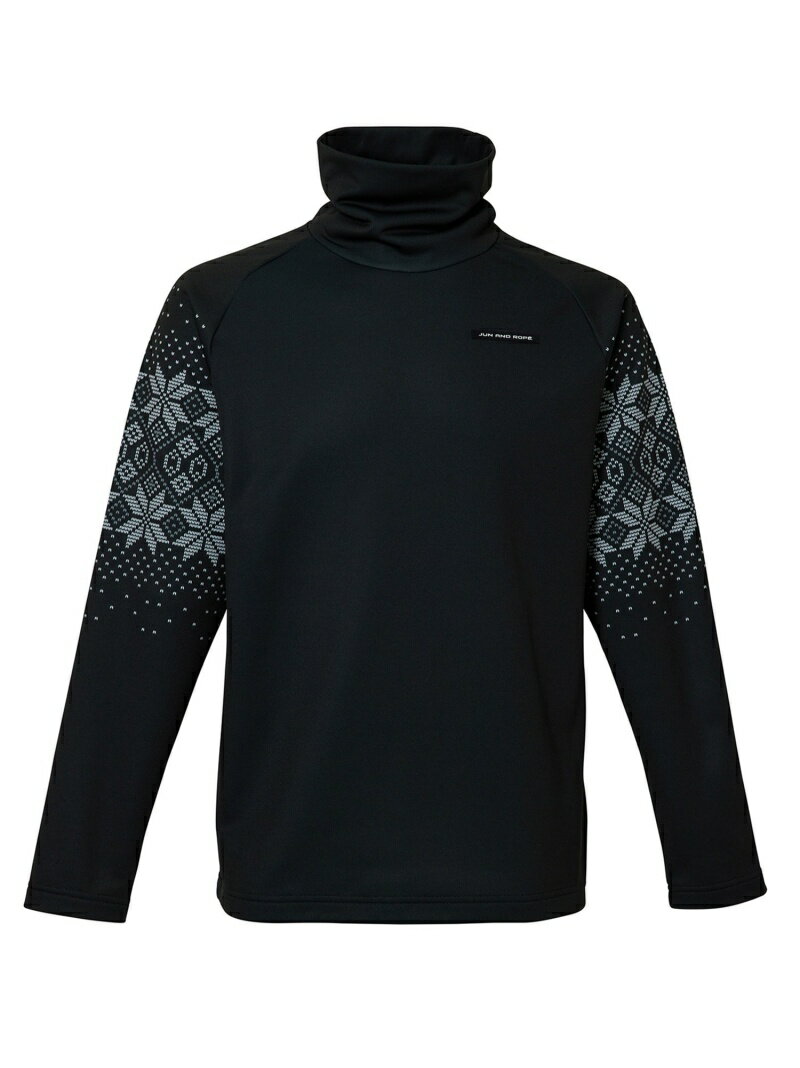 【SALE／80%OFF】フェアアイル柄モックネック長袖プルオーバー JUN&ROPE' ジュンアン ...