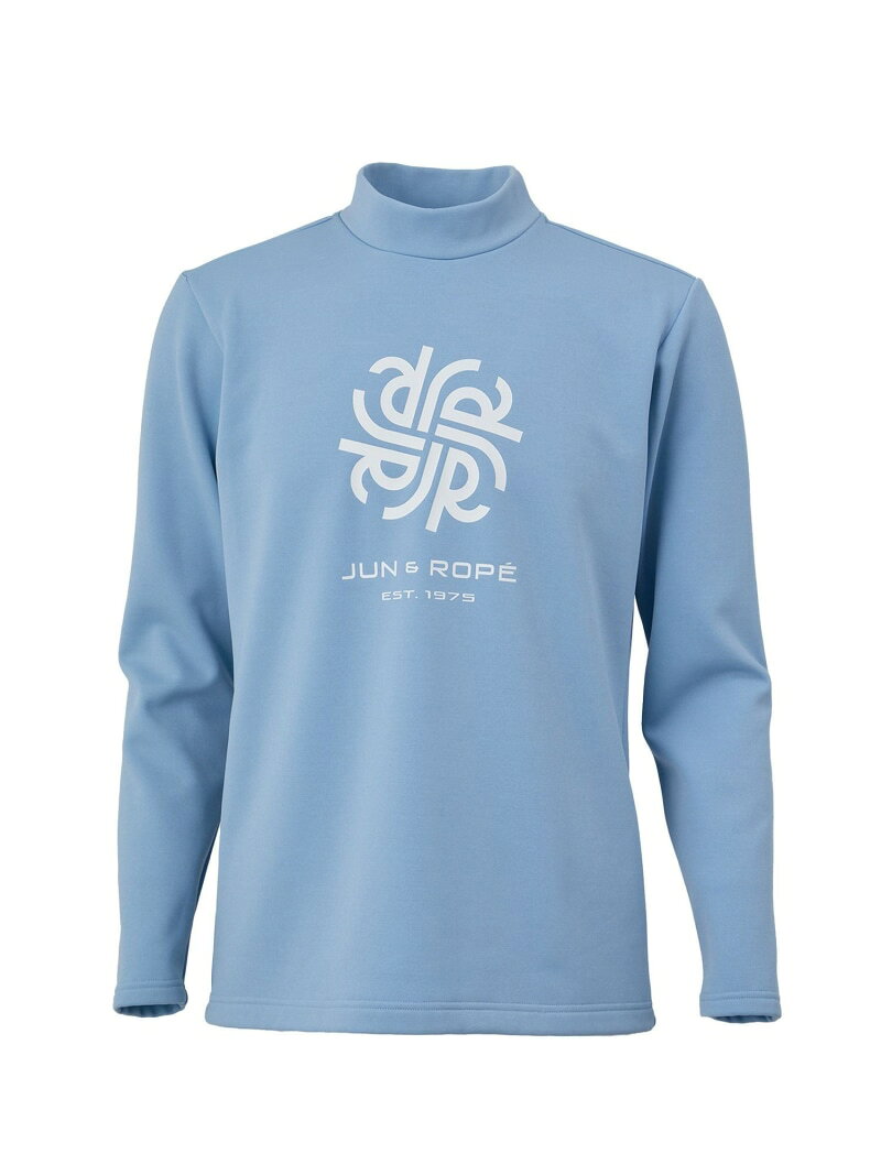【SALE／60%OFF】コーデュラ裏フリース ハイネック長袖シャツ JUN&ROPE' ジュンアンドロペ トップス カットソー・Tシャツ グレー ブラック ブルー【RBA_E】【送料無料】[Rakuten Fashion]