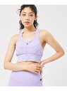 【SALE／30%OFF】【[sn]super.natural】W MOTION ZIP TOP モーションジップ ブラトップ NERGY ナージー インナー・ルームウェア ブラジャー パープル【RBA_E】【送料無料】[Rakuten Fashion]