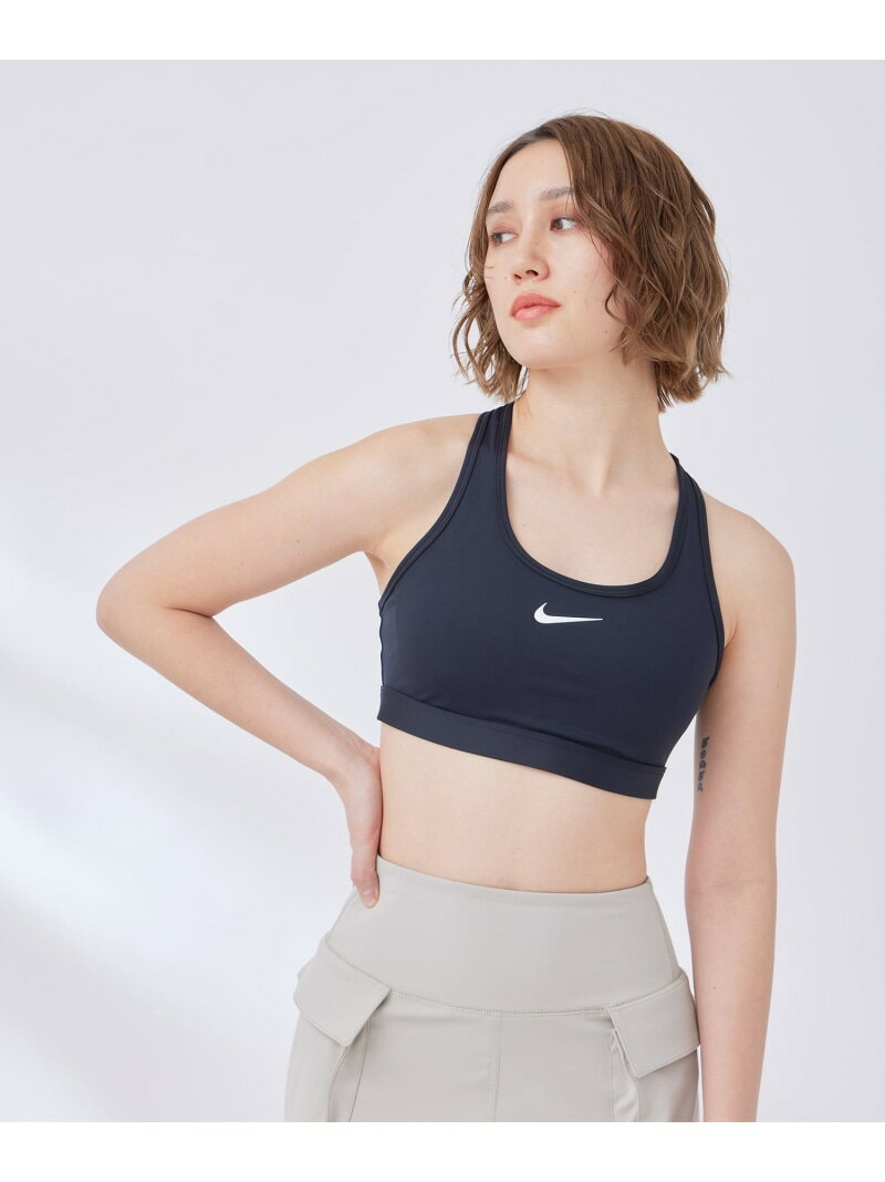 ナイキ ルームウェア メンズ 【NIKE】ナイキ スウッシュ ミディアムサポート スポーツブラ ウィメンズ NIKE ナージー インナー・ルームウェア ブラジャー ブラック ホワイト ブラウン ブルー パープル【送料無料】[Rakuten Fashion]