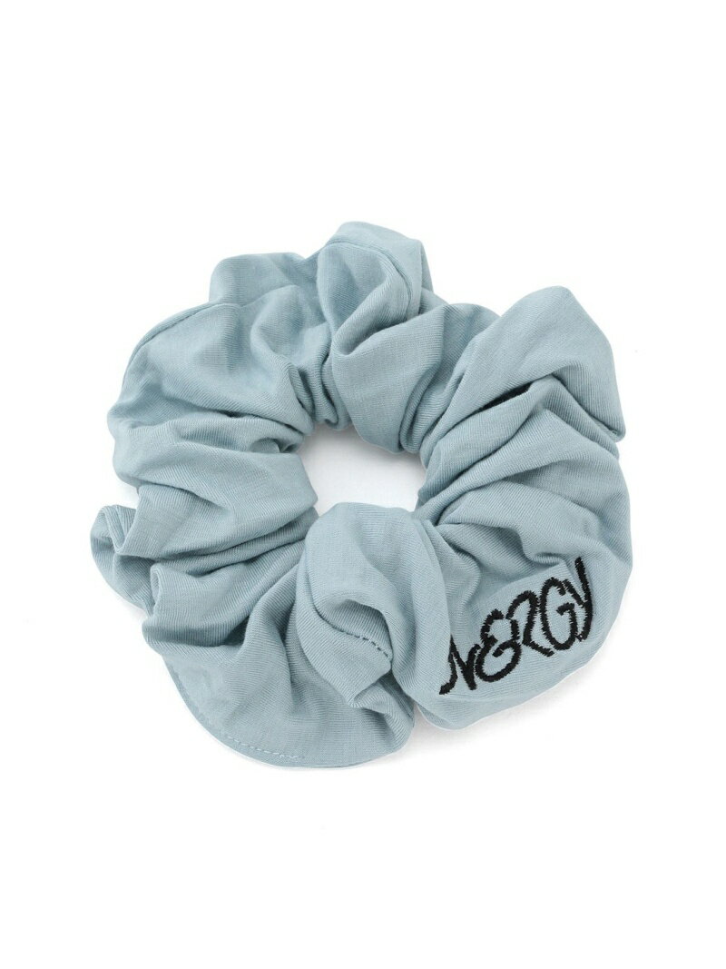 【SALE／10%OFF】ロゴ刺しゅう シュシュ NERGY ナージー 帽子/ヘア小物 ヘアゴム ベージュ ブルー レッド イエロー【RBA_E】[Rakuten Fashion]