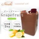 グレープフルーツ < 3kg ( 3000g )>| アロマ アロマオイル 精油 エッセンシャルオイル AEAJ表示基準適合認定精油 大容量 業務用