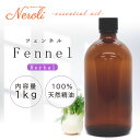 フェンネル < 1kg(1000g) >| アロマ アロマオイル 精油 エッセンシャルオイル AEAJ表示基準適合認定精油 大容量 業務用