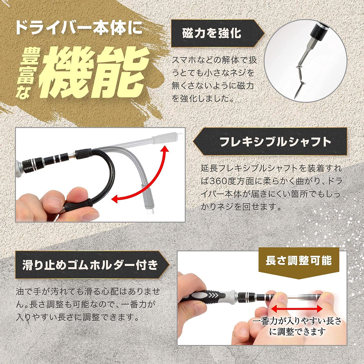 精密ドライバーセット135in