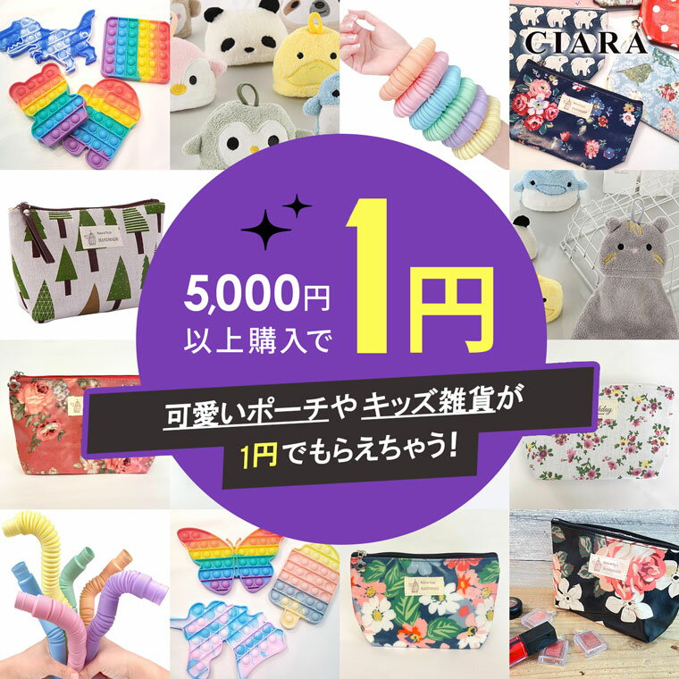 【5000円以上のご購入で 1円 プレゼ