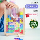 【ランキング受賞★SNSで話題】 3Dテトリス 知育パズル おもちゃ パズル 知育玩具 フレーム 子供 大人 3歳 4歳 5歳 小学生 カラフル テトリス 知育...